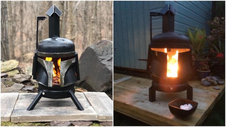 Boba Fett Wood Burning Stove