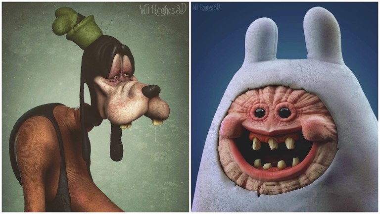 Cartoon Characters in Real Life