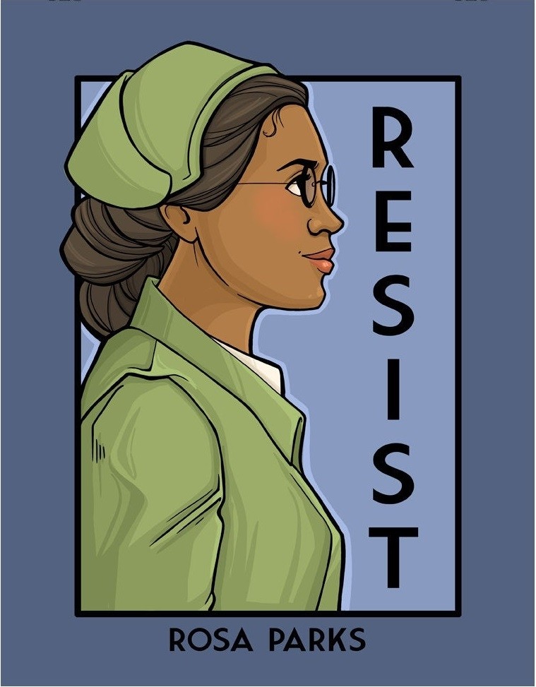 She Posters Rosa Parks Resist