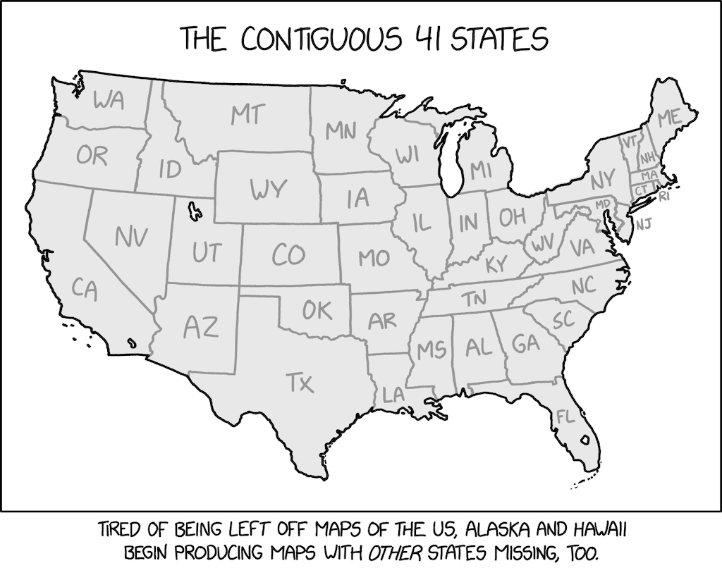 The Contiguous 41 States