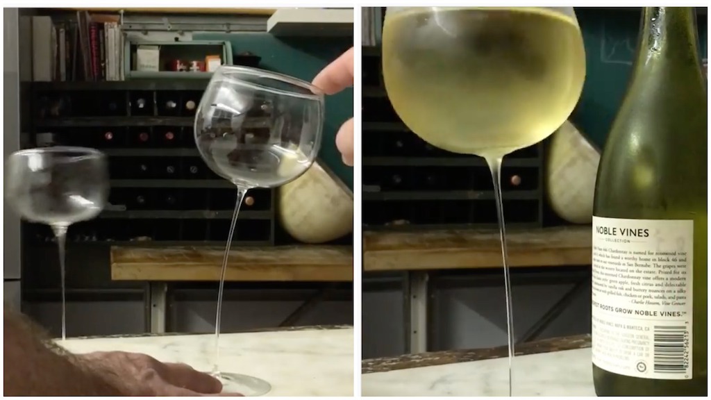 Thin-stemmed wine glass gets wobbled almost to breaking - Boing Boing