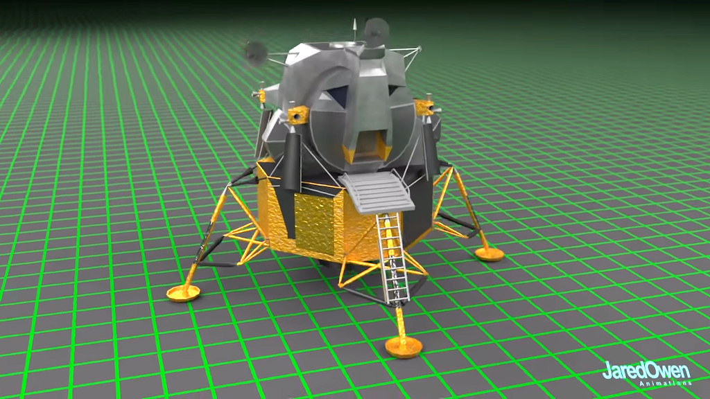 A Highly Informative 3D Animation That Shows How the Apollo Lunar Module  Was Constructed