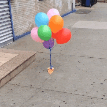 Pizza Balloon Delivery