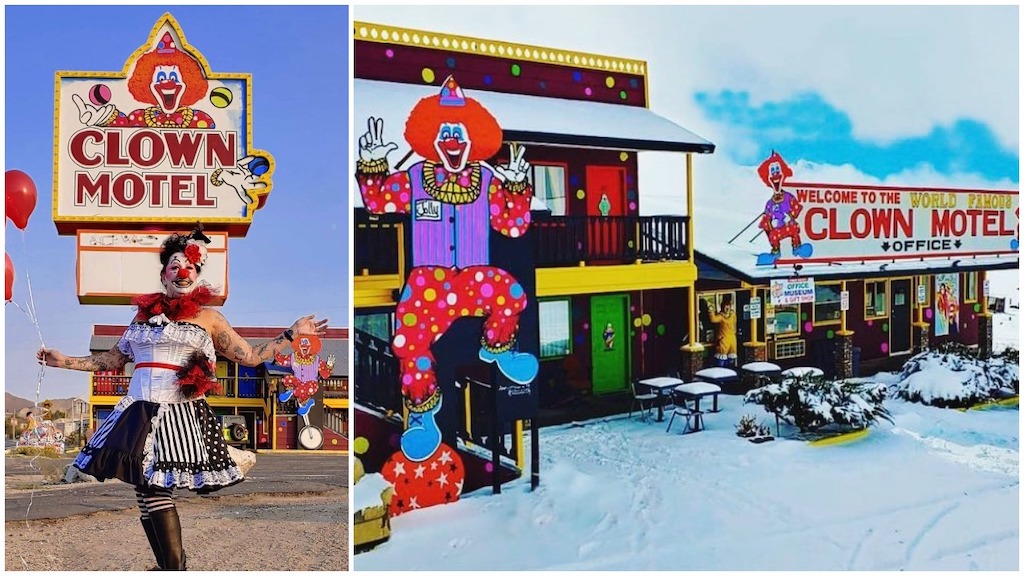 A Creepy Clown Hotel That's Located Right Next to a Ghostly Mining ...