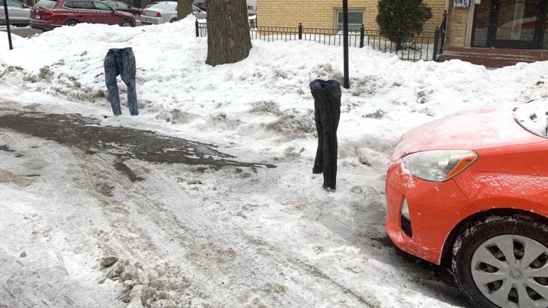 Frozen Jeans Parking Spots