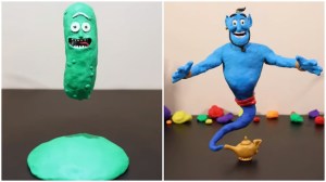 Green and Blue Claymation Tributes