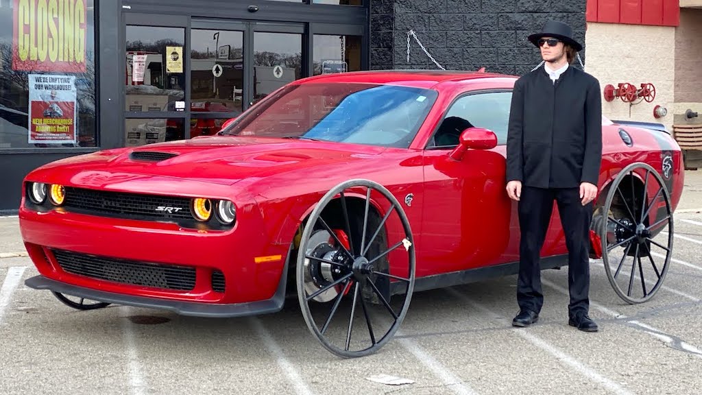 Hellcat With Buggy Wheels