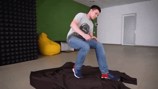 How to Look Like You're Sitting in an Invisible Chair