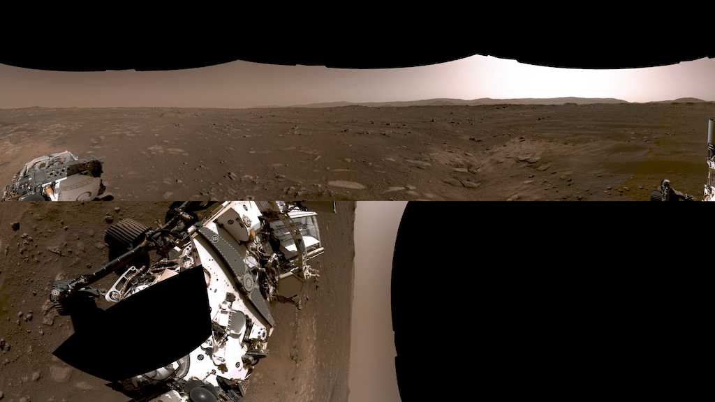 The NASA Perseverance Rover Sends Back the First 360° View of Its ...