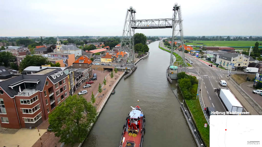 A Beautiful 4K Timelapse of a Boat Traveling the Dutch Waterways From