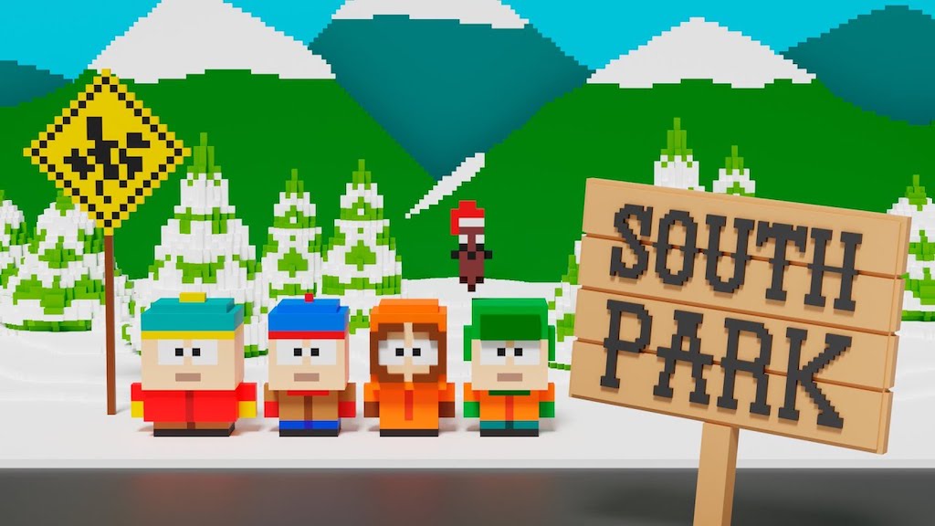 South Park Minecraft Style