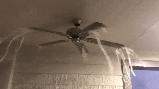 Spinning Fan Icicles