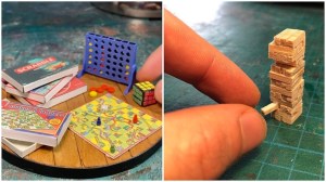 Classic Board Games and Toys in Miniature