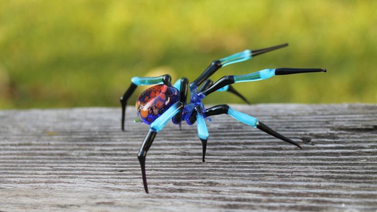 Glass Spider Lampwork Handblown