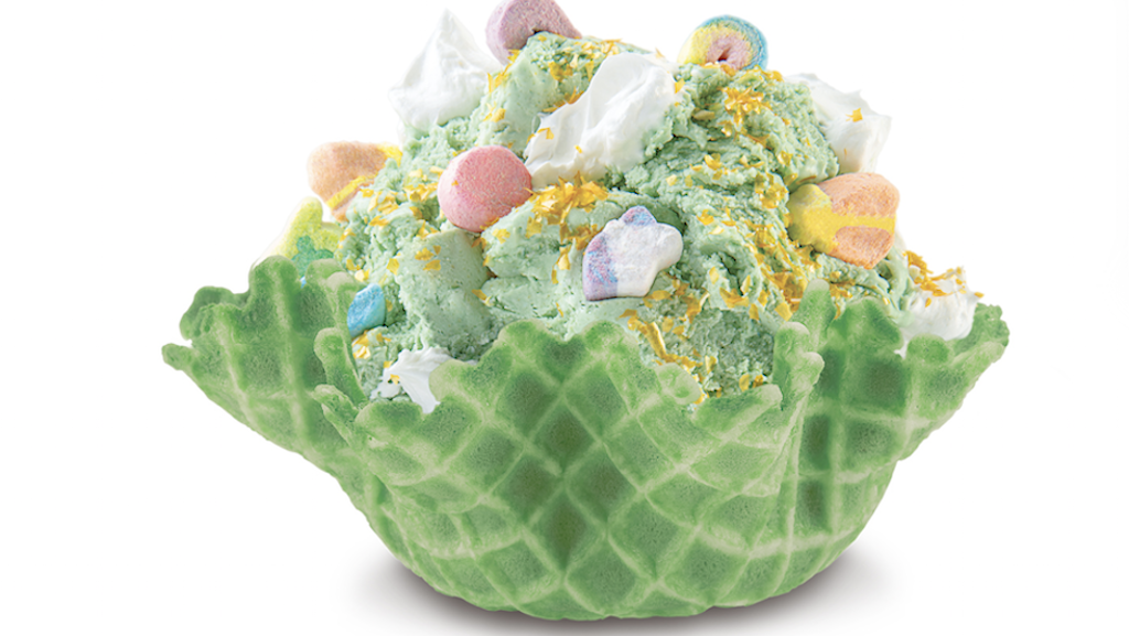 Cold Stone Creamery Partners With 'Lucky Charms' For a Limited Edition