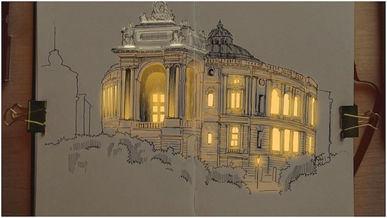 Nikita White Architecture Sketch Lights On