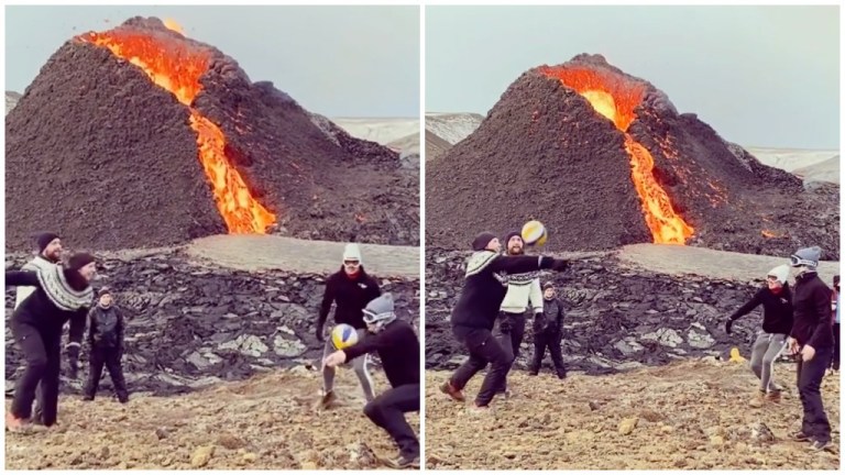 Volleyball at the Volcano