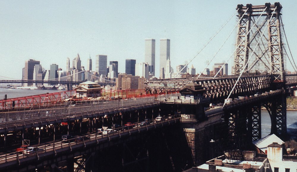 Williamsburg Bridge Twin Towers 1998
