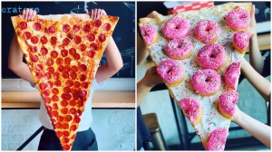 Enormous Slices of Pizza