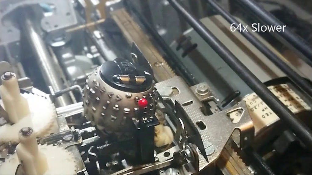 IBM Selectric in Slow Motion