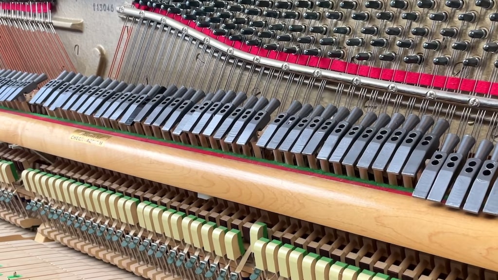 Metal Hammers on a Piano
