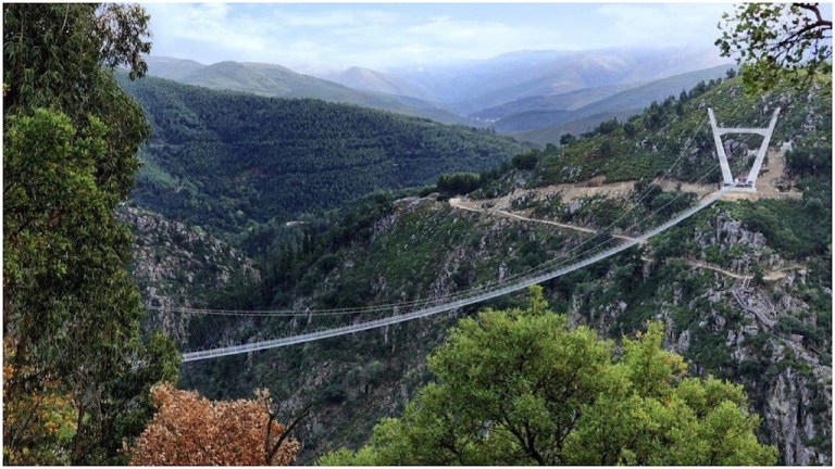 Worlds Longest Pedestrian Bridge Arouca Portugal