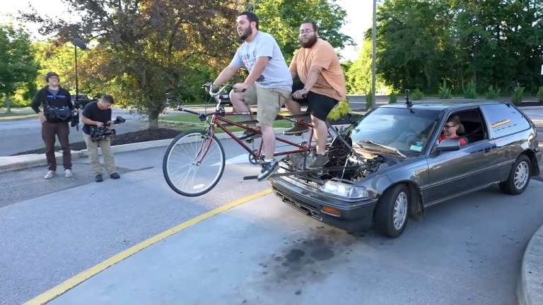 Making Bicycle Powered Car