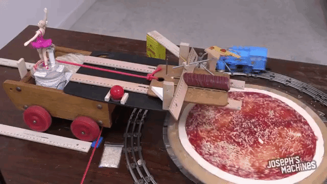 Pizza Making Machine Toy Train