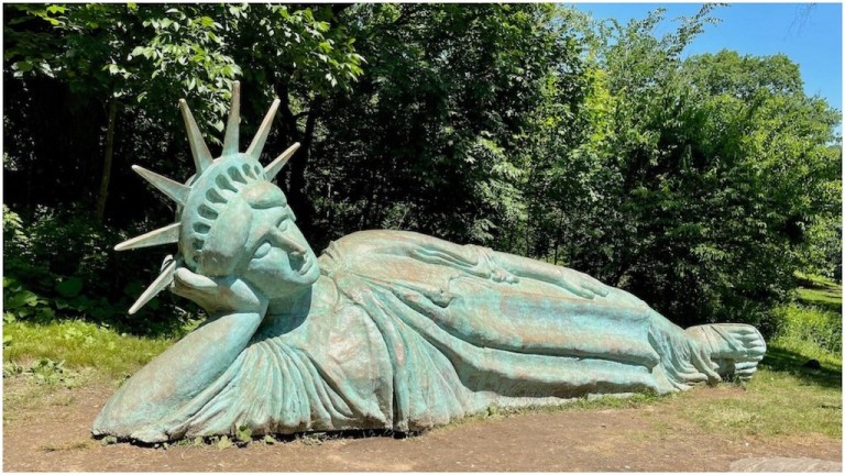 Reclining Liberty Zaq Landsberg Morningside Park