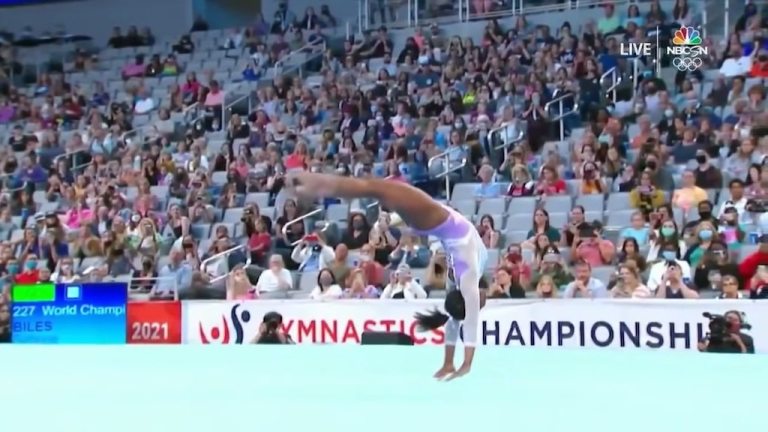 Simone Biles in Extreme Slow Motion