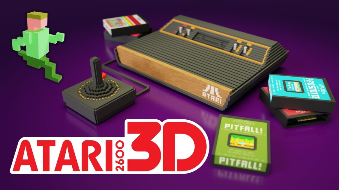 Atari 2600 in 3D Animation