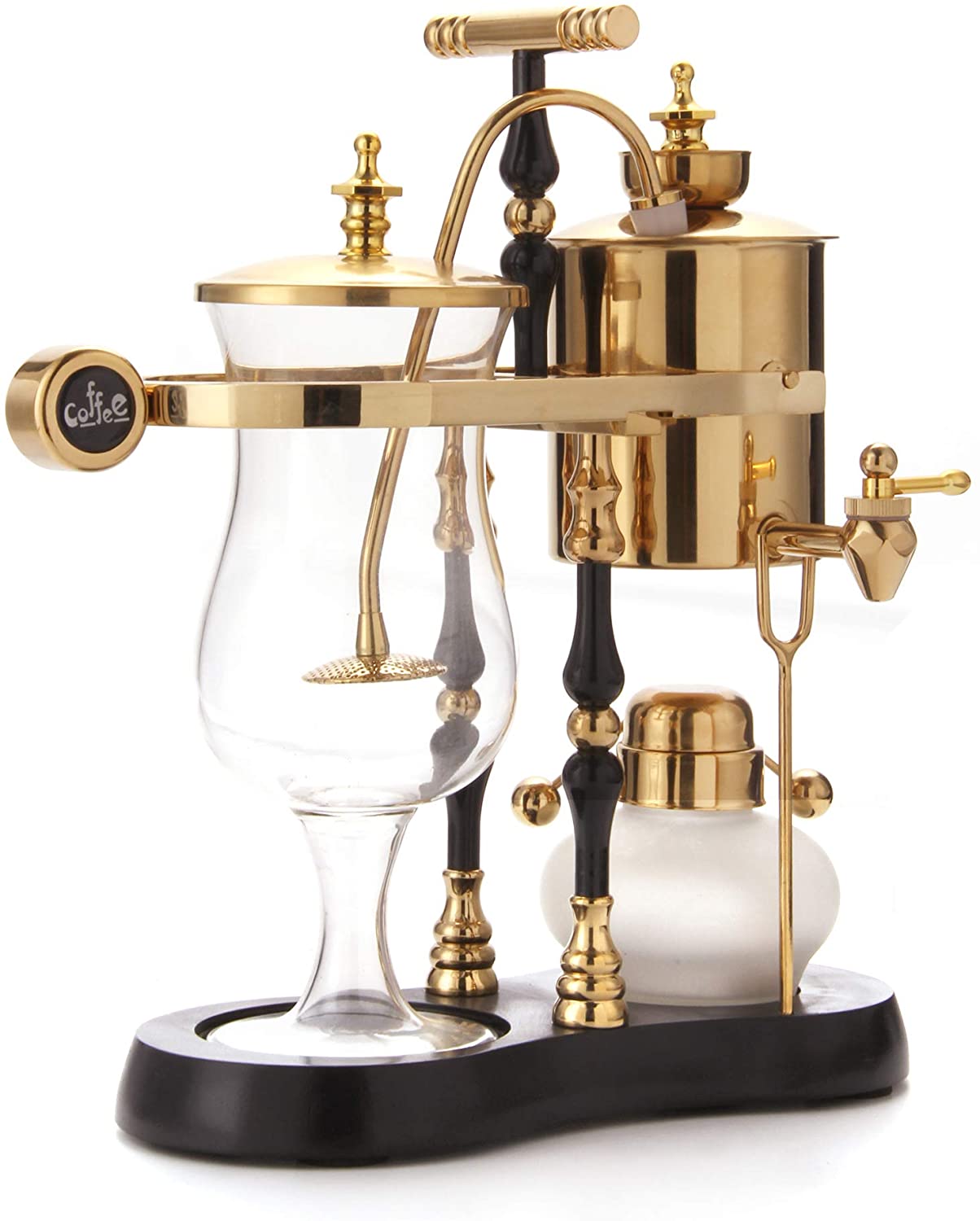 An Elegant Balancing Siphon Coffee Maker That Uses Gravity to Brew a