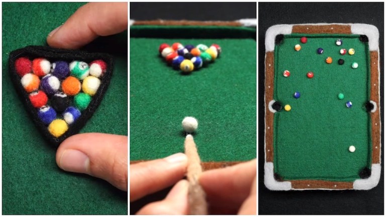 Stop Motion Pool Break Shot