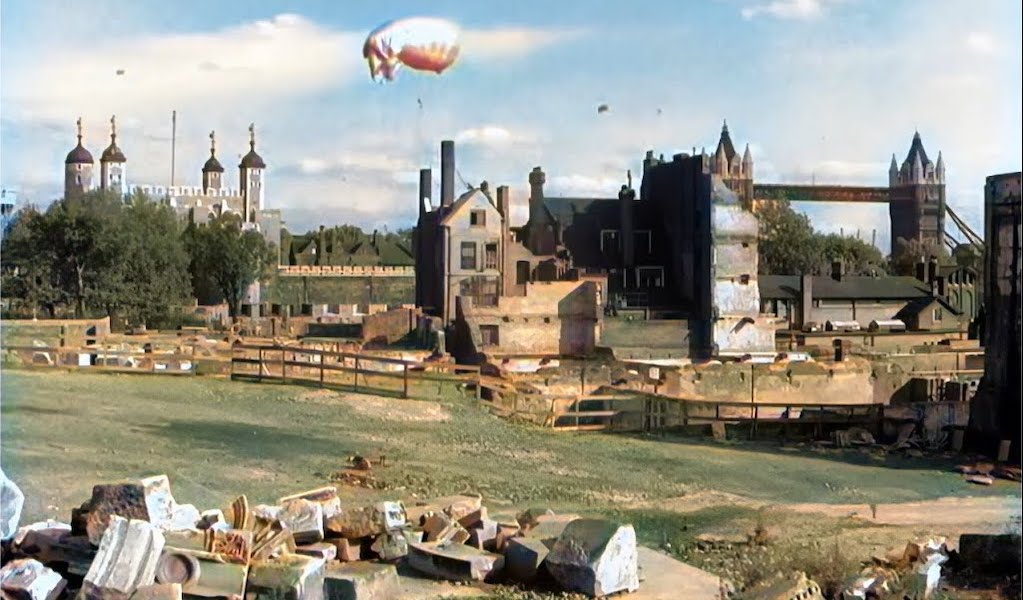Colorized Footage of London During WWII