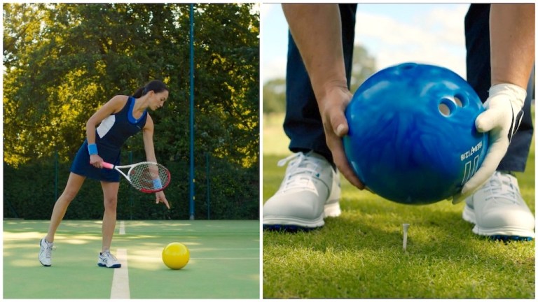 Playing Sports With Bowling Ball