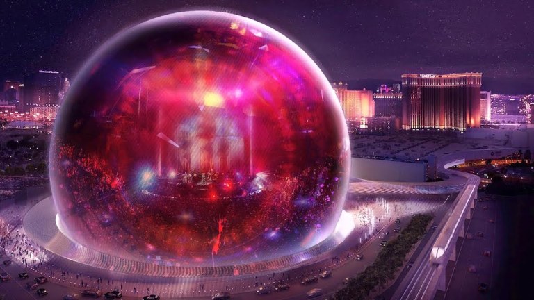 Las Vegas MSG Sphere Largest in the World