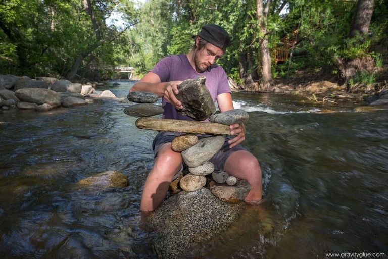 Michael Grab Rock Stacking 60 Second Docs