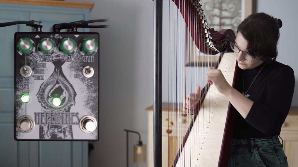 Musician Makes Her Harp Sound Like an Electric Guitar With the Heaviest
