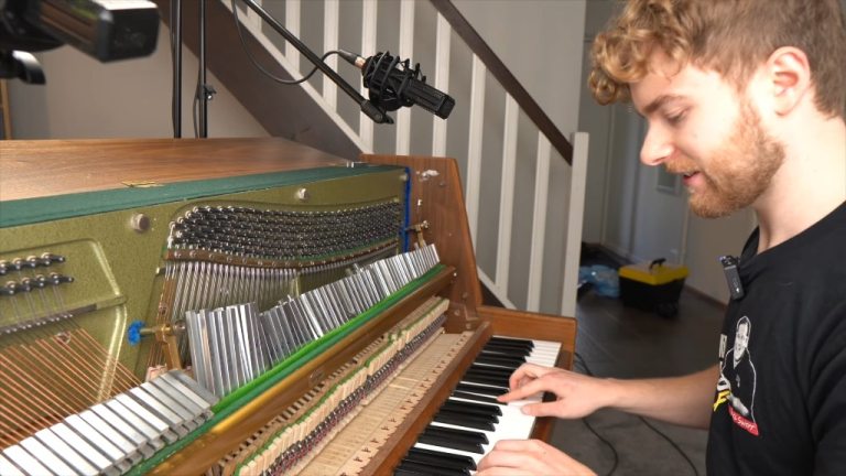 88 Tuning Forks on Piano