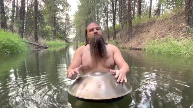 Handpan in River