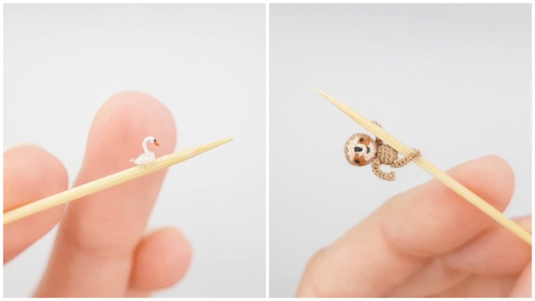 Micro Crocheted Animals