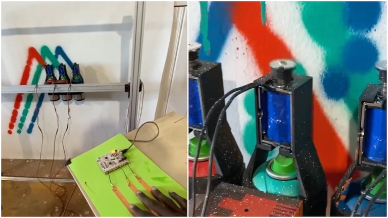 Remote Spraypaint