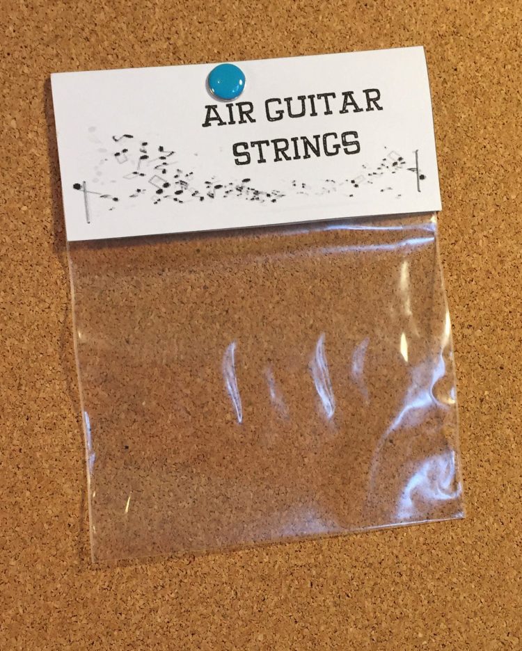 A Hilarious Set of Air Guitar Strings