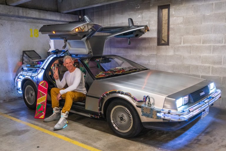 Back to the Future DeLorean