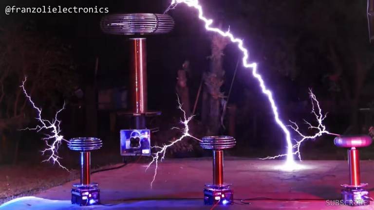 One More Time Daft Punk Tesla Coils