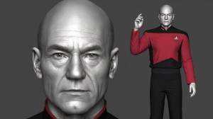 Realistic Rendering Captain Picard