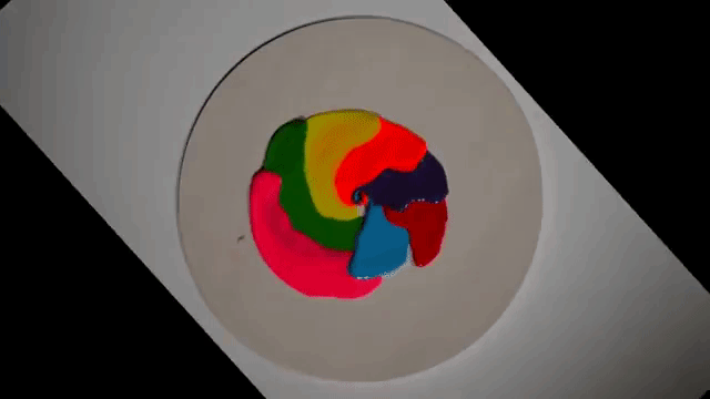 Spinning Paint at 1500 rpms Slow Motion