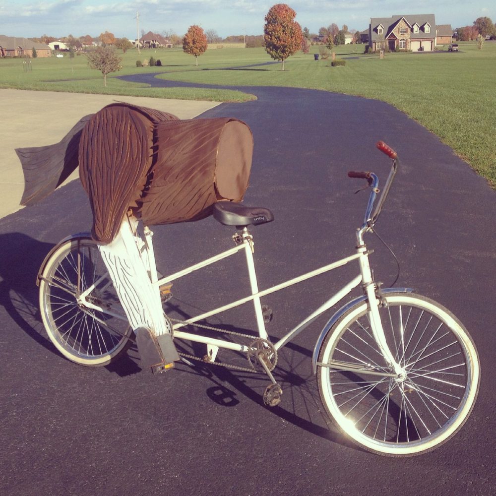 Man Turns Tandem Bike Into the 'Centaur of Attention'