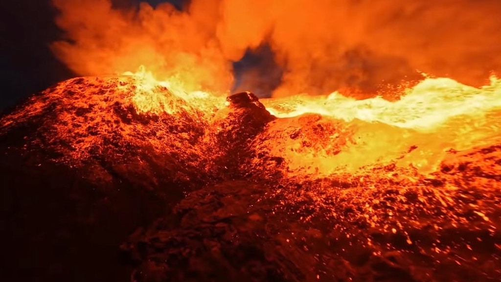 GoPro Hero 10 Black Iceland Volcano Drone Footage