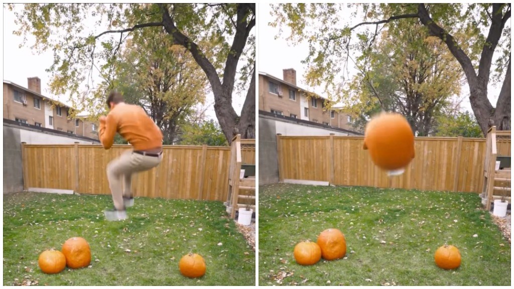 Falling Items Animation Falling Man Magically Turns Into Inanimate Objects